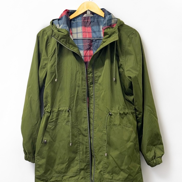 Time and Tru | Green Windbreaker Jacket‎ - Picture 1 of 6